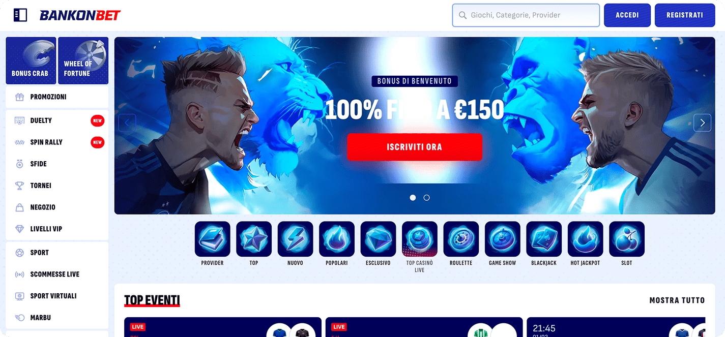 BankonBet nuovi siti scommesse